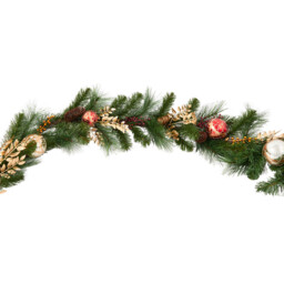 Traditional Red and Gold Bauble Garland - Red and Gold - Wilko - thumbnail 3