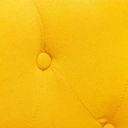 Living and Home Yellow Upholstered Button Tufted Armchair with Lumbar Pillow - Size: Single - Wilko - thumbnail 5