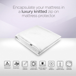 Jay-Be Single Waterproof Supreme and Visitor Bed Mattress Protector - White - Wilko - thumbnail 4