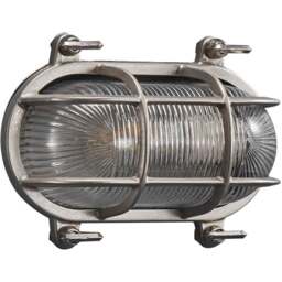 Nordlux Helford Nickel Wall Light - Size: 0 x 12.5 x 0cm - Silver - Wilko