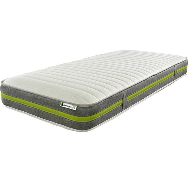 Starlight Beds European Single Open Coil Eco Memory Foam Mattress - Green - Wilko - image 1