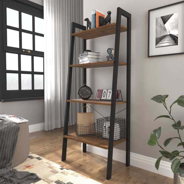 Ealing 4 Shelf Solid Pine Bookcase - Brown - LPD Home - Wilko - image 1