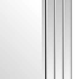 Milton Square Corner Bevelled All Glass Corner Wall Mirror 91 x 61cm - Size: 90 x 60cm - Black - MirrorOutlet - Wilko - thumbnail 7