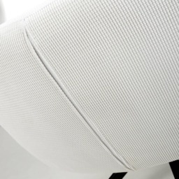Artemis Set of 2 Corduroy White Swivel Chair - Shankar - Wilko - thumbnail 6