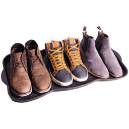 St Helens Home and Garden Large Shoe and Boot Tray - Size: 3x75x38cm - Black - Wilko - thumbnail 4