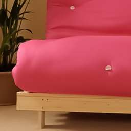 Brooklyn Single Sleeper Pink Futon Base and Mattress - Wilko - thumbnail 3