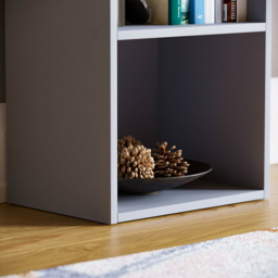VIDA DESIGNS Oxford 3 Cube Grey Bookcase - Size: 3 Shelf - Wilko - thumbnail 7