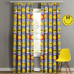 Velosso Expressions Grey Tape Top Curtains 168 x 183cm - Size: W 168 x D 183cm - Wilko