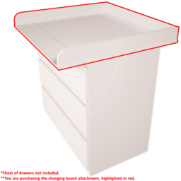 Kudl White Changing Board Attachment - Wilko - thumbnail 4