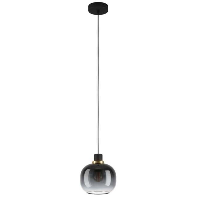 EGLO Oilella Black and Grey Gradient Pendant Light - Size: 19.0 x 19.0 x 110.0cm - Wilko - image 1