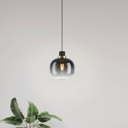 EGLO Oilella Black and Grey Gradient Pendant Light - Size: 19.0 x 19.0 x 110.0cm - Wilko - thumbnail 3
