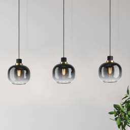 EGLO Oilella Black and Grey Gradient Pendant Light - Size: 19.0 x 19.0 x 110.0cm - Wilko - thumbnail 4