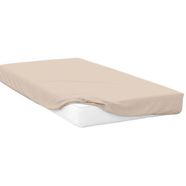 Serene King Size Cream Deep Fitted Bed Sheet - Wilko - image 1