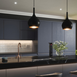 Sorrelis Phaedra Black LED Pendant Light - Size: 37 x 23 x 23cm - Wilko - thumbnail 3