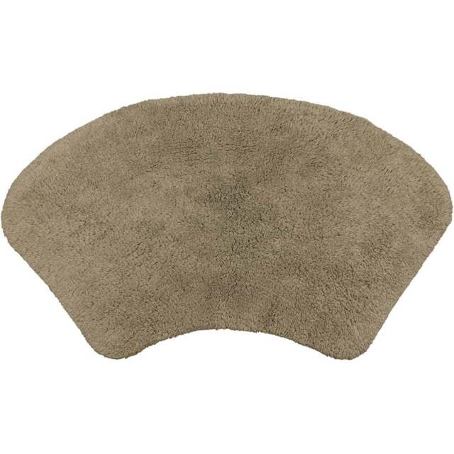 Allure Bath Fashions Mocha Curved Shower Mat 48 x 80cm - Brown - Wilko - image 1