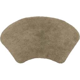 Allure Bath Fashions Mocha Curved Shower Mat 48 x 80cm - Brown - Wilko