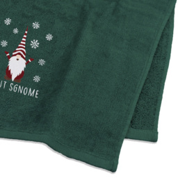 Noel Square Xmas Gonks Green Hand Towel 2 Pack - Size: 66 x 41 x 1cm - Wilko - thumbnail 5