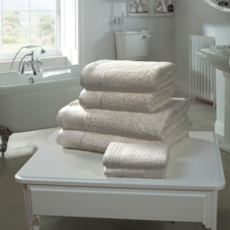 Rapport Home Chatsworth Super Soft 600gsm Combed Cotton Silver Hand Towel - Size: 3 x 80 x 50cm - Wilko - thumbnail 3