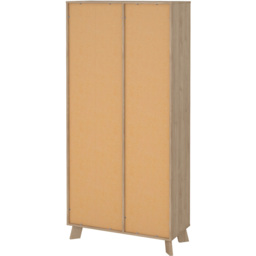 Furniture To Go Ikast 2 Door White and Brown Cabinet - Wilko - thumbnail 6