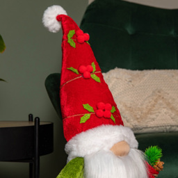 Samuel Alexander Red and Green Standing Gonk Christmas Decoration 32cm - Size: 71 x 20 x 20cm - Multi - Wilko - thumbnail 4