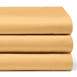 Serene Super King Saffron Flat Bed Sheet - Orange - Wilko - thumbnail 3