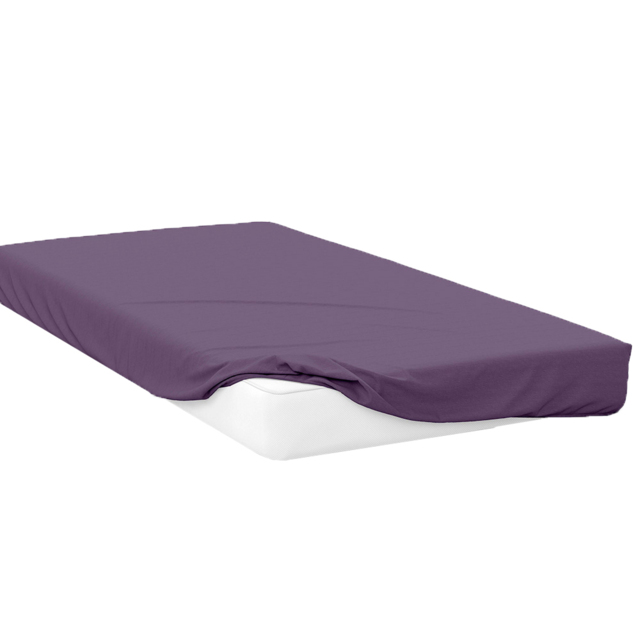 Serene Single Mauve Fitted Bed Sheet - Purple - Wilko - image 1
