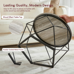 Vida Designs Brooklyn Grey Nest of Tables Set of 2 - Wilko - thumbnail 7