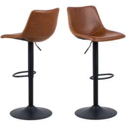 Florence Oregon Brown Bar Stool - Size: 110 x 47 x 51cm - Furniture To Go - Wilko - thumbnail 4
