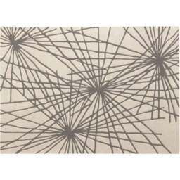 Esselle Home Aura Starburst Natural and Charcoal Rug 200 x 290cm - Grey - Wilko - thumbnail 1