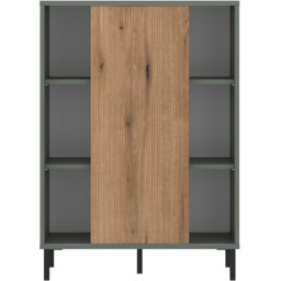 Furniture To Go Darwin Single Sliding Door Green Sideboard - Wilko - thumbnail 4