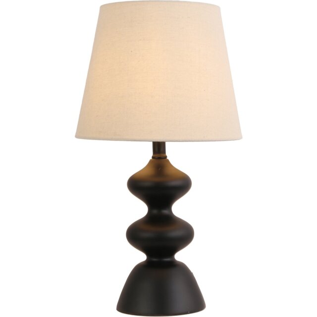 Zahra Table Lamp Black - Wilko - image 1