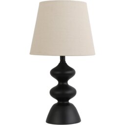 Zahra Table Lamp Black - Wilko - thumbnail 4