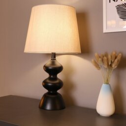 Zahra Table Lamp Black - Wilko - thumbnail 3