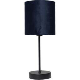 Kliving Hove Navy Shade Black Table Lamp - Size: 38.5 x 15 x 15cm - Wilko - thumbnail 1