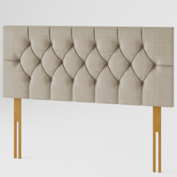 Aspire Furniture Olivier Single Natural Eire Linen Headboard - Cream - Aspire Beds - Wilko - thumbnail 3