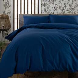 The Lyndon Company King Size Blue Duvet Set - Wilko