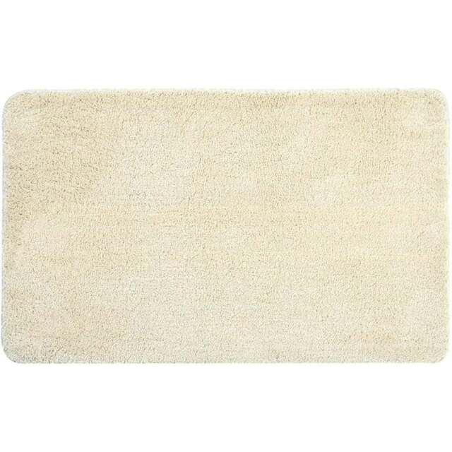 Allure Bath Fashions Cream Microfibre Luxury Non-Slip Bath Mat 50 x 80cm - Wilko - image 1