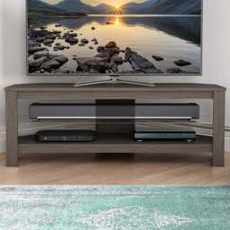 AVF Calibre Plus 2 Shelf Grey Oak TV Unit - AVF Group Ltd - Wilko - thumbnail 1