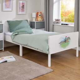 Liberty House Toys Single White Horse Rider Kids Bed - Wilko - thumbnail 1