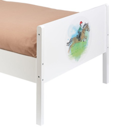 Liberty House Toys Single White Horse Rider Kids Bed - Wilko - thumbnail 6