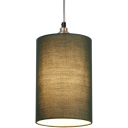 Lighting Collection Yates Green Cylinder Lamp Shade 16cm - Size: 6.5 x 17.5 x 34cm - Emerald - Wilko - thumbnail 4