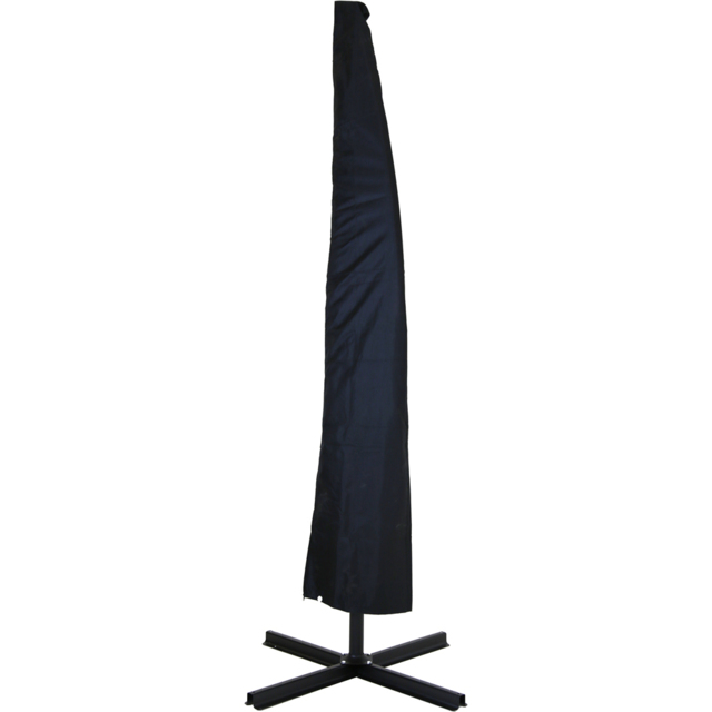 Charles Bentley Black Banana Cantilever Parasol Cover - Size: Dia. 48 x H242cm - Wilko - image 1
