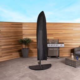 Charles Bentley Black Banana Cantilever Parasol Cover - Size: Dia. 48 x H242cm - Wilko - thumbnail 3