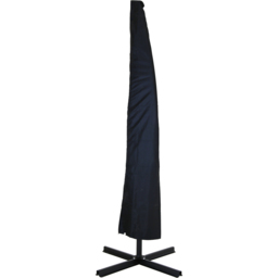 Charles Bentley Black Banana Cantilever Parasol Cover - Size: Dia. 48 x H242cm - Wilko