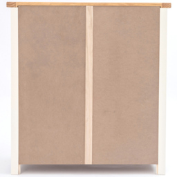 Trevi 4 Drawer Off White Chest of Drawers with Wood Knobs - Wilko - thumbnail 7