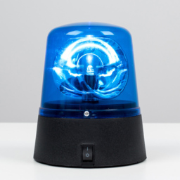 ValueLights Eastwood Blue LED Rotating Novelty Police Warning Light - Size: 11.5 x 9 x 9cm - Wilko - thumbnail 4