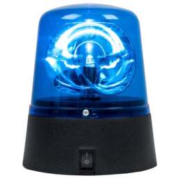 ValueLights Eastwood Blue LED Rotating Novelty Police Warning Light - Size: 11.5 x 9 x 9cm - Wilko - thumbnail 1