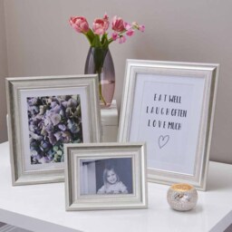 Wilko Dorchester Silver Photo Frame 12 x 10 Inch - Size: Multi - thumbnail 5