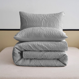 Velosso Winchester Single Grey Duvet Set - Wilko - thumbnail 5
