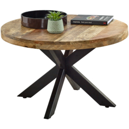 Brooklyn Surrey Metal Spider Legs Solid Wood Coffee Table - Brown - Wilko - thumbnail 3
